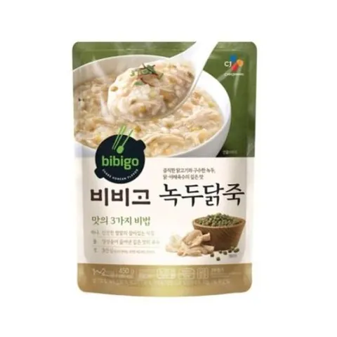 죽 비비고 파우치 녹두닭죽 420g