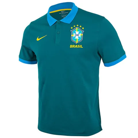 나이키 브라질 더 드라이 2.0 폴로 S/S IB6200-381 국대 카라티 반팔