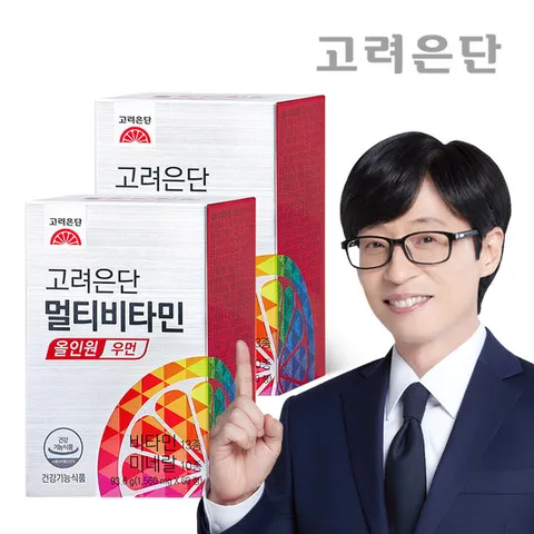 고려은단 멀티비타민 올인원 우먼 60정 X 2개
