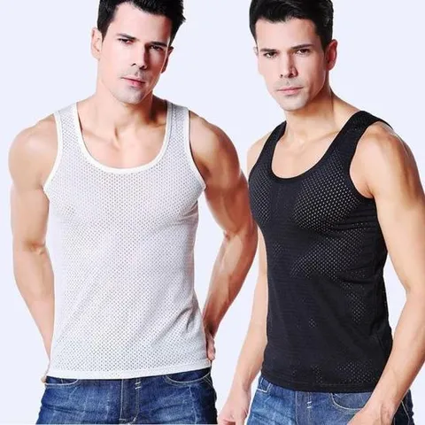 남자아이스반팔 쿨 아이스 메쉬 남성 여름 통기성 통풍 시원한 런닝