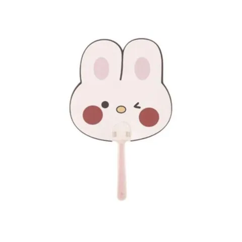 동물모양 휴대용 부채 토끼A