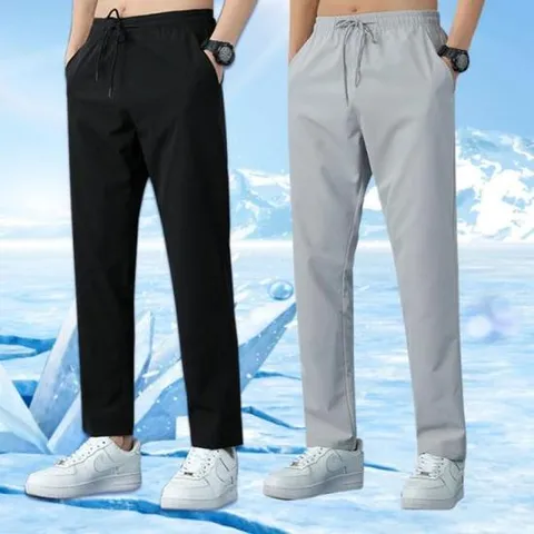 [JED] 쿨 데일리 밴딩 팬츠 여름 냉장고 사방스판 10부 아이스