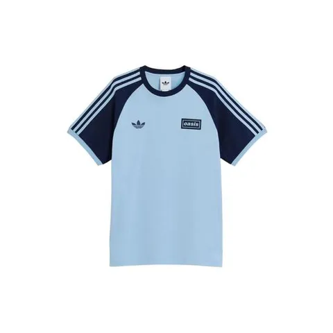 Adidas아디다스 x 오아시스 투어 3 스트라이프 티셔츠 나이트 인디고   KR 사이즈 KT3447