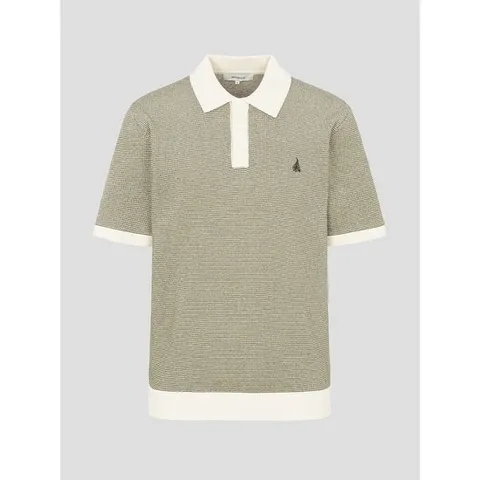 [ 현대백화점 ]빈폴맨 (빈폴남성) 투톤 텍스쳐 칼라넥 니트 BC6351C32H BC6351C32H