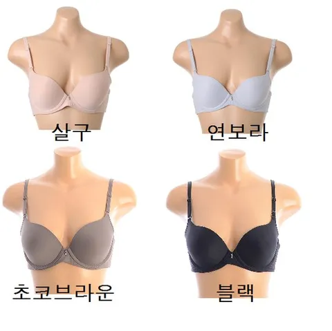 [ 현대백화점 ][비비안 란제리] 나일론스판 심플여성몰드브래지어(BR158A)70AA 85D