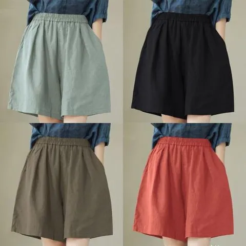 반바지 루즈 A라인 여름 빅사이즈 시원한 쿨 바지 고