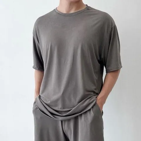 [의류] 루즈핏 남자 쿨티셔츠 아이스 남성 냉감 반팔 티셔츠