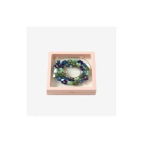 소르베 아일랜드 혼합 유리 구슬 목걸이 MIXEDGLASSBEAD MULTIHEARTBLUE TP977276138
