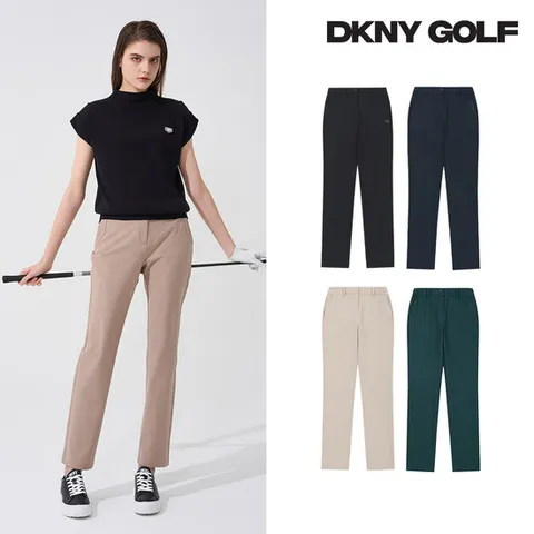 [DKNY] DKNY 골프 여성 트리코트 우븐 팬츠 2종