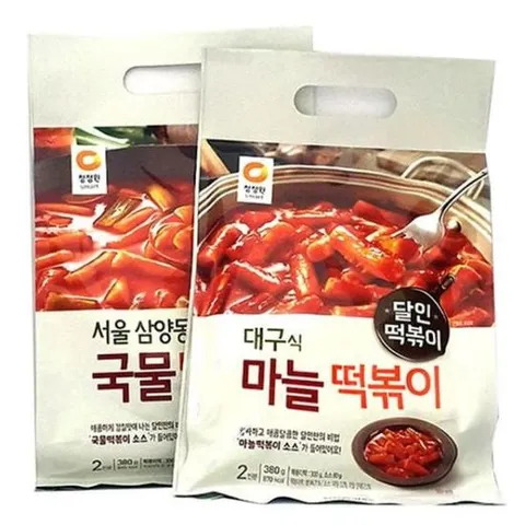 자취생간단요리 청정원 즉석식품 삼양동 국물떡볶이 속초마늘떡볶이