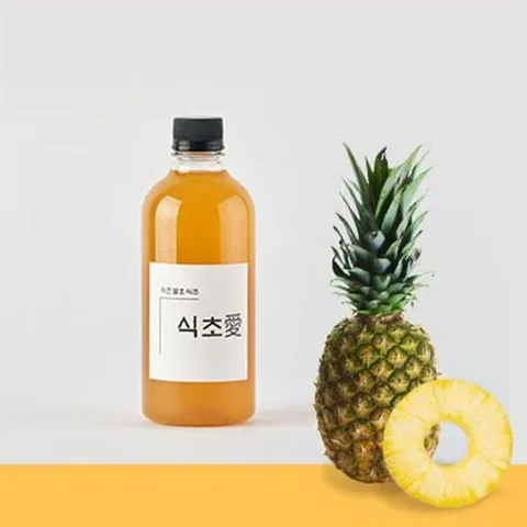 천연식초 자연 발효 수제 파인애플 식초 전통 과일식초 500ml