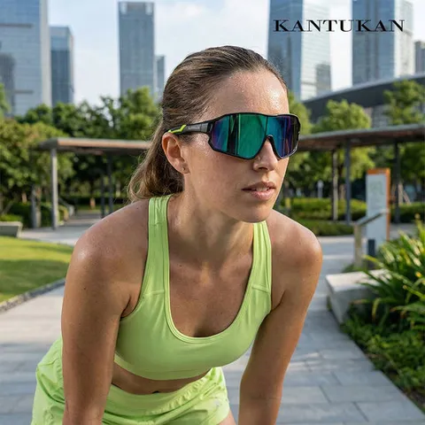 칸투칸 프리미엄 편광 와이드 미러 렌즈 고글 화이트 자외선 차단 99%