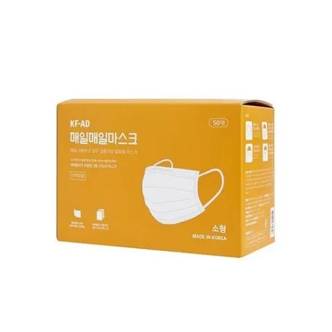 [문구/오피스] 엠씨 비말차단용마스크 매일매일 KF-AD  소형 50개