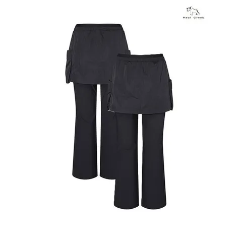 [힐크릭]여성골프여름바지 레이어드부츠컷팬츠_SC