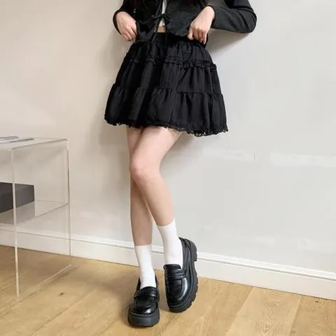 아트박스/다잇템 여자 프릴 쁘띠 클래식 티어드 스커트