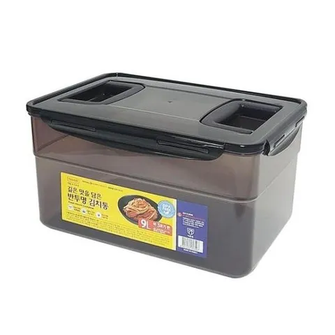 [주방] 반투명 김치보관함 용기 편리한 핸들 김치통 가정용 주방 저장통