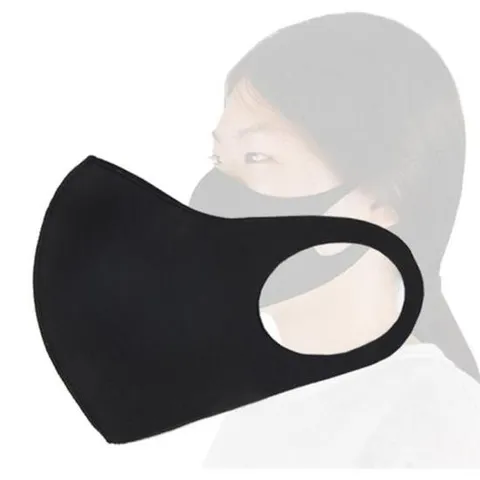 면마스크 다회용 편의점 깔끔한 면 마스크 연예인 (블랙) 3d