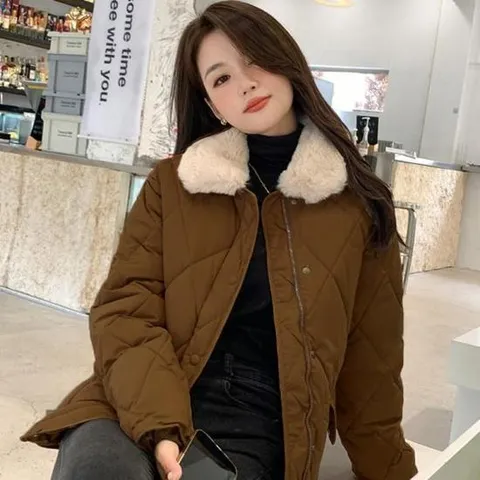 여자롱패딩 여성 누빔짜임 털카라 퀼팅 세련스타일 패딩 자켓