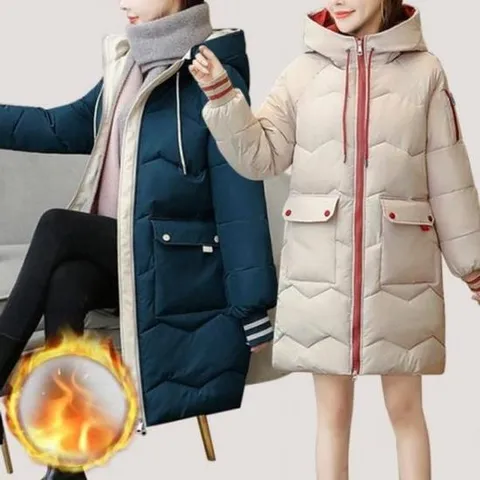 [JED] 레이디 롱패딩 학생 단체슬림 웰론 돕바 스타일 점퍼 웜웨어