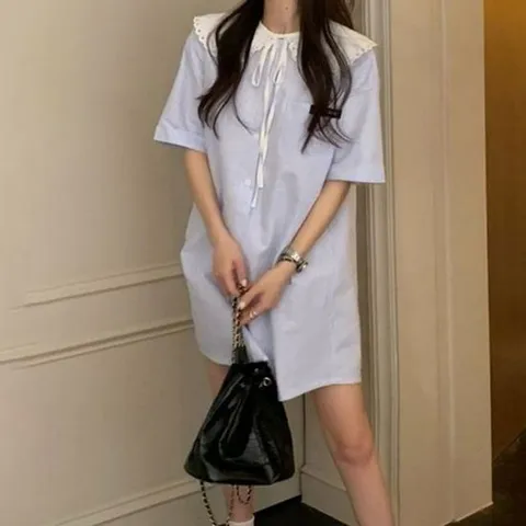 빅카라 패션 원피스 반팔원피스 의류 여성원피스 여성