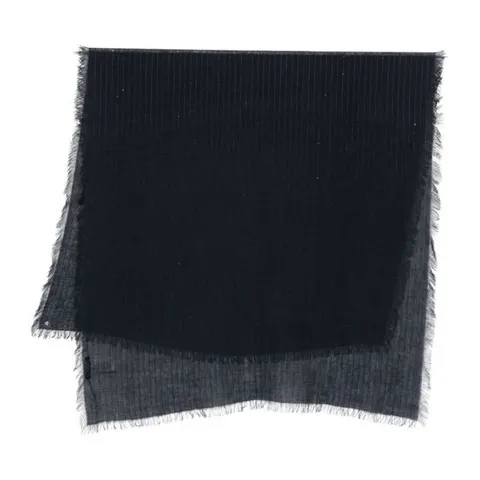 파비아나필리피 시퀸 프린지 엣지 리넨 스카프 SAD276A945M048