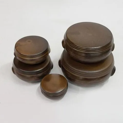 냉장고옹기 숨쉬는 그릇 냉장보관용 옹기단지 양념단지 3호