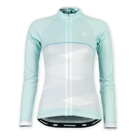자전거옷 자전거 상의 옷 라이딩의류 여성 민트밴드 긴팔저지
