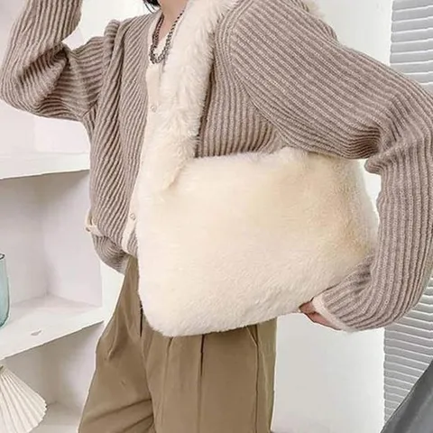 페이크퍼 숄더백 털가방 겨울 뽀글이 부드러운 빽