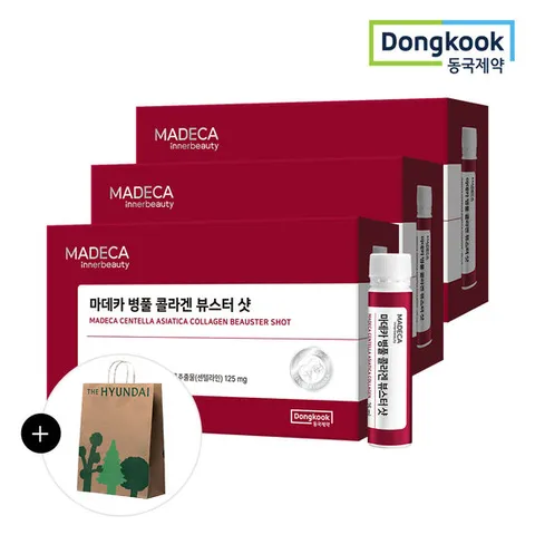 [ 현대백화점 ][동국제약] 마데카 병풀 콜라겐 뷰스터 샷(리뉴얼) 14병 3박스 2024082320