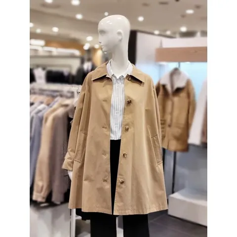 [ 현대백화점 ][비지트인뉴욕] 맥 하프 트렌치코트 VC3BB70 VC3BB70