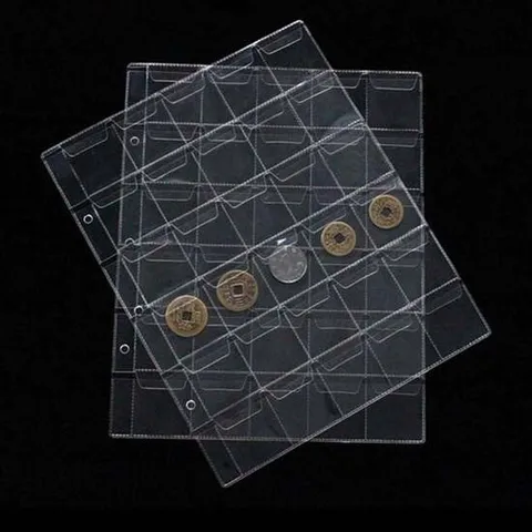 코인홀더 코인홀더 페이지 30포켓 돈 지폐 노트 컬렉션 소재