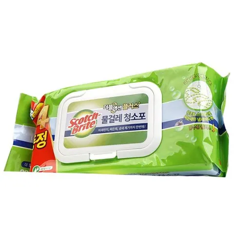 한번에 찌든때 냄새 제거까지 한번에 싹 물걸레청소포 20매