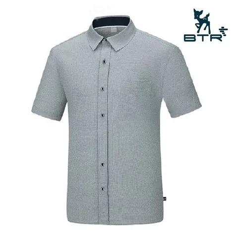[BTR]비티알 BTR 골프웨어 여름 남성 베이지 반팔 카라 티셔츠_S