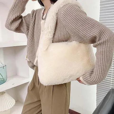 페이크퍼 숄더백 털가방 겨울 뽀글이 부드러운 빽