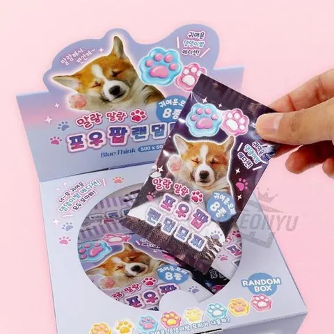 [덕플러스]말랑 포우팝 랜덤 모찌 8종 (60개 1세트) (45049554)