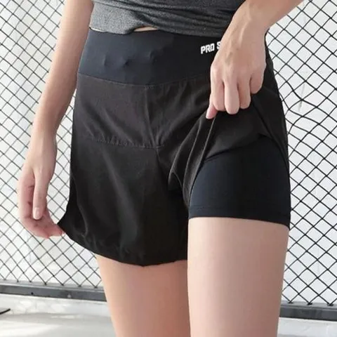 다목적운동복 여성 런닝 속바지 밴딩 반바지 운동 헬스복 바지 4색