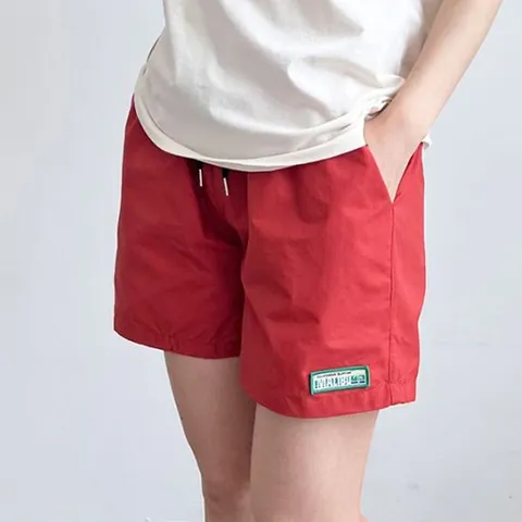 말리브 여자 비치 운동 핫팬츠 여름 운동 반바지 우븐반바지