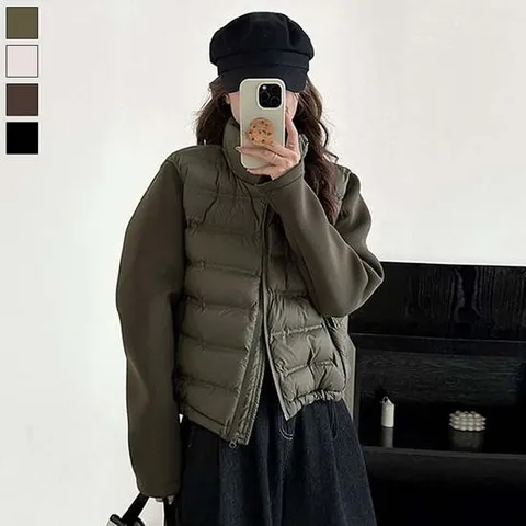 편안한 데일리 패딩 집업 점퍼