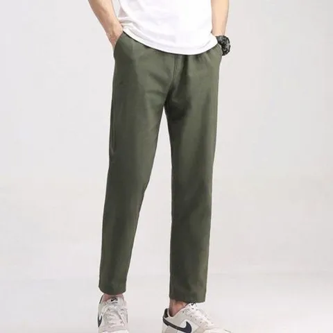 등산복 아웃도어 일자핏 얇은소재 허리밴딩 남성바지