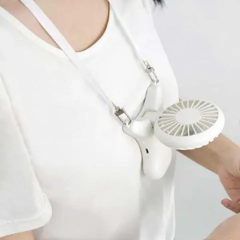 목걸이형 넥밴드 미니 선풍기 탁상 겸용