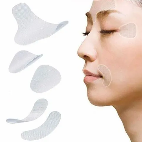 스티커 링클스티커 얼굴 주름 피부 리프팅 테이프 이마 패치