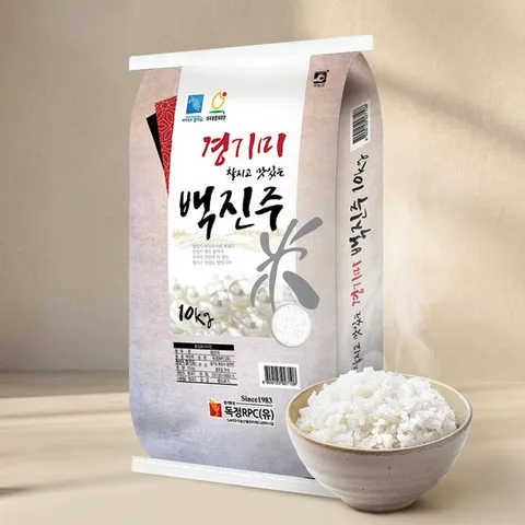 경기미 백진주쌀 10kg x 1 /상등급
