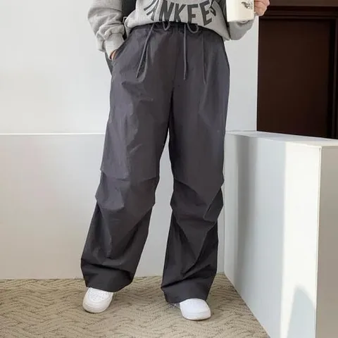 아트박스/옷자락 여자 뒷밴딩 투웨이 핀턱 스트링 팬츠