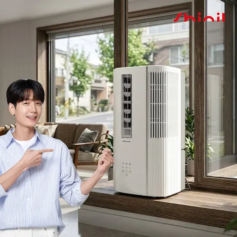 신일 창문형 에어컨 창틀 원룸 쉬운 자가설치 키트포함 정속형