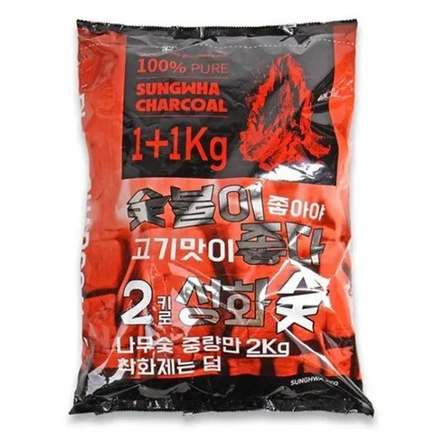 숯가루포함 성화방식 활성숯 2kg 먹는숯 성화방식숯가루