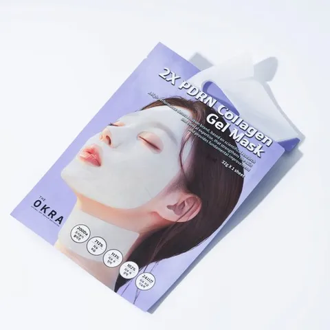 디오크라 투엑스 피디알엔 콜라겐 겔 마스크팩 1매 / 페이스넥 케어 프리미엄 겔 마스크