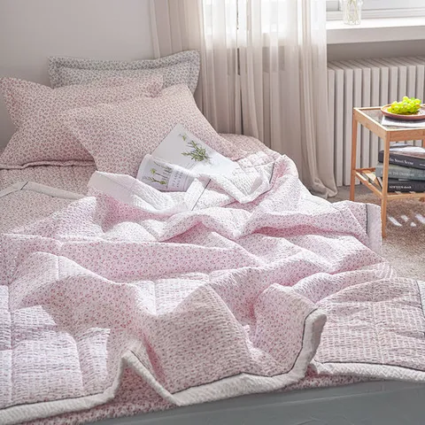 [리니와이즈] 아마레 시어서커 이불 여름 냉감 얇은 차렵이불 SS