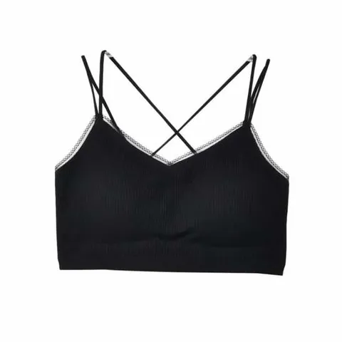X자 스포츠형 골지 브라렛 여성탑브라 브라넷 편한여