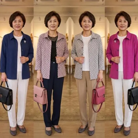 [할마마마]할마리플셔츠자켓 엄마 할머니옷 어버이날 70대 80대
