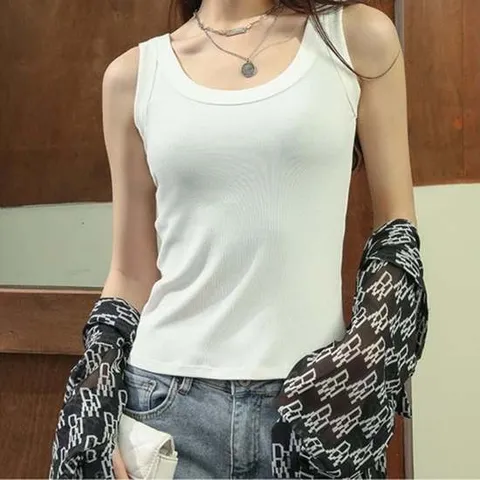 여자나시 나시 매력적인 여자민소매 보정